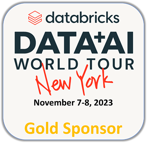 Gold Sponsor - Databricks Data + AI World Tour New York November 7–8, 2023